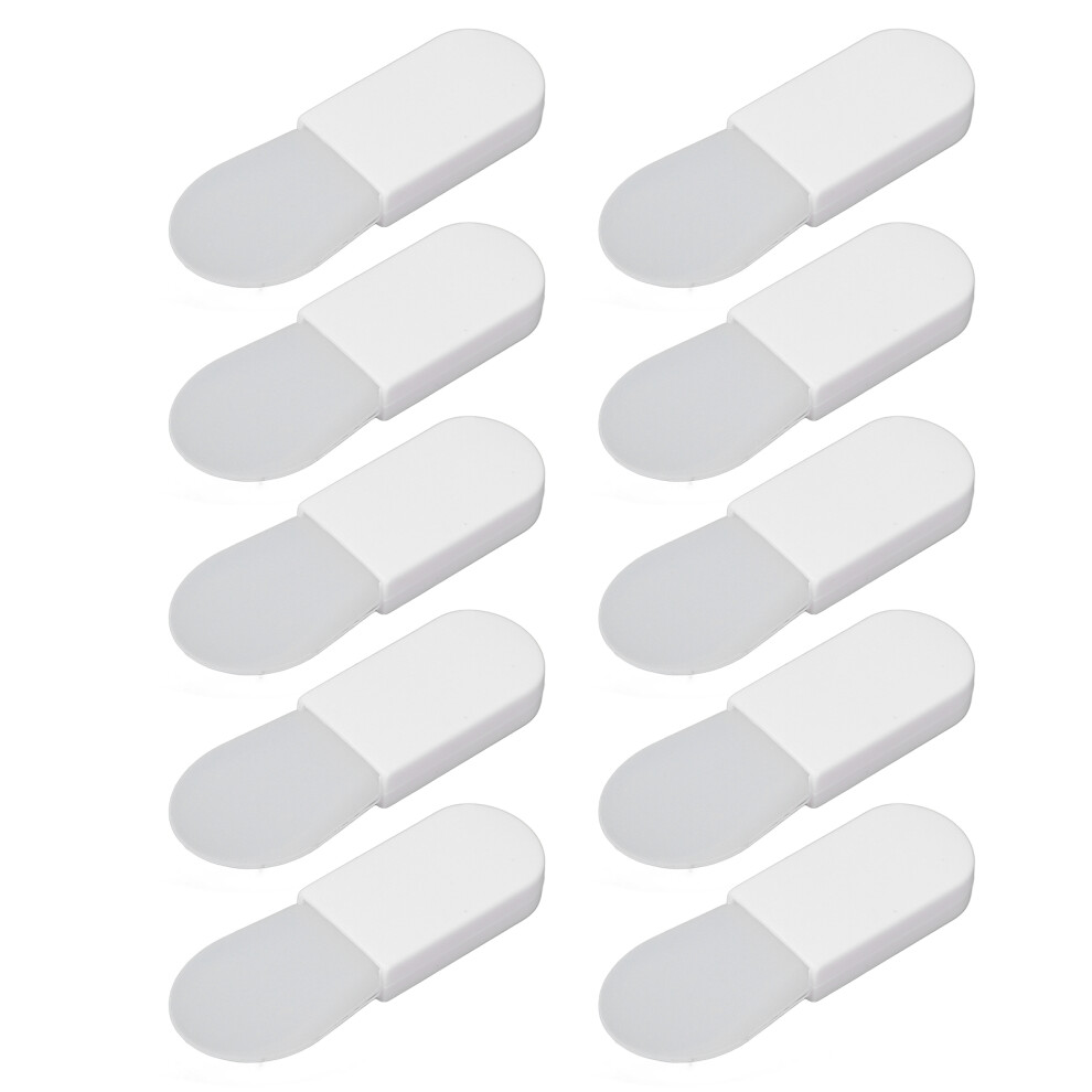(Short Tongue Shape) 10pcs Silicone Facial Mask Brush Clay Applicator Thumb Shape
