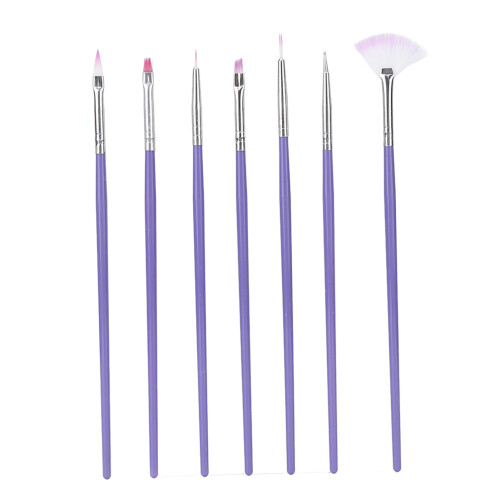 7st Multifunctional Nail Art Manicure Brush