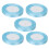 (Blue) 5 nastro raso blu 1x22m per matrimonio 1