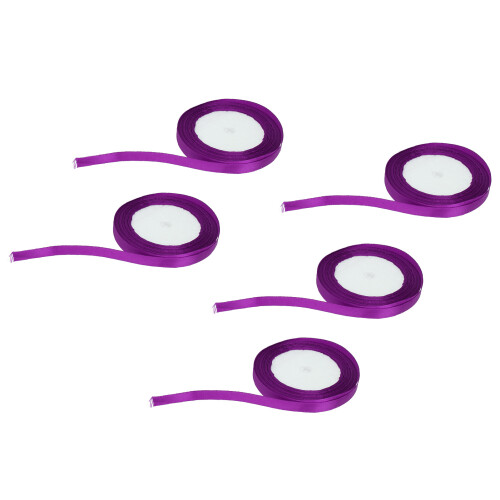 (Purple) 5x Satijnlint 22m 10mm Bruiloft 1