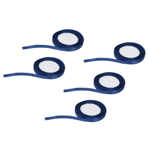 (Dark Blue) 5x Satijnlint 22m 10mm Bruiloft 1