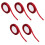 (Wine Red) 5x Satijnlint 22m 10mm Bruiloft 3