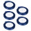 (Dark Blue) 5x Satijnlint 22m 10mm Bruiloft 4