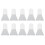 (Short Spatula Shape) 10x Silicone Mask Applicator Mini Spatula 4