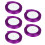 (Purple) 5x Satijnlint 22m 10mm Bruiloft 4
