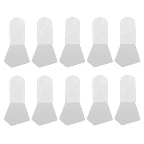 (Polygon Thumb Type) 10x Siliconen Haarloze Modder Applicator Polygoon 2