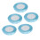 (Blue) 5 nastro raso blu 1x22m per matrimonio 5