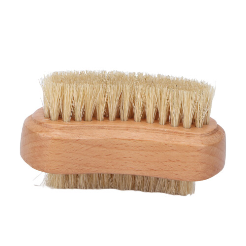 Wooden Double Sided Nail Brush Unisex 2
