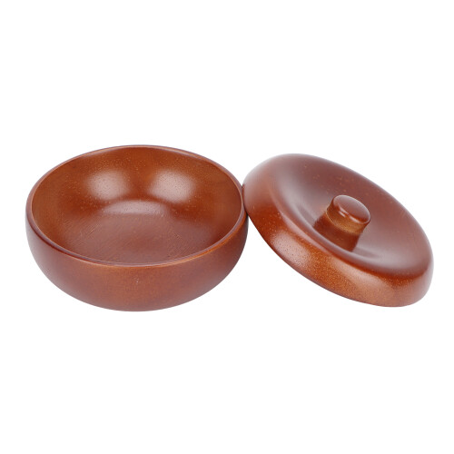 Ciotola barba legno con coperchio per crema 2