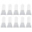 (Short Spatula Shape) 10x Silicone Mask Applicator Mini Spatula 2
