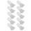 (Polygon Thumb Type) 10x Siliconen Haarloze Modder Applicator Polygoon 2