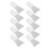 (Short Spatula Shape) 10x Silicone Mask Applicator Mini Spatula 5