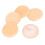 (Orange) 5x waschbare Puderquasten, weich, 3 Farben 1