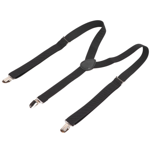 (Black) Adjustable Pants Wearing Belt Aid for Disabled Elderly Black
