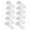 (Polygon Type) 10x Siliconen Haarloze Modder Applicator Polygoon 5