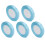 (Blue) 5 nastro raso blu 1x22m per matrimonio 3