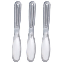 3x 21cm Round Face Mask Brush for DIY Clay