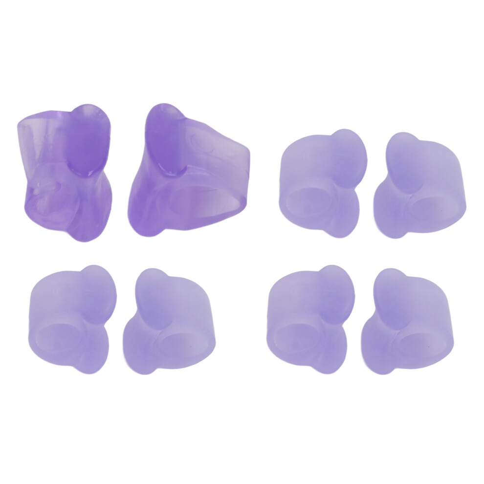 Purple Toe Separator Silicone Bunion Corrector Straightener