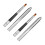 2x Ergonomic Aluminum Lip Brush Easy Clean 4