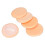 (Orange) 5x waschbare Puderquasten, weich, 3 Farben 2