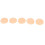 (Orange) 5x waschbare Puderquasten, weich, 3 Farben 4