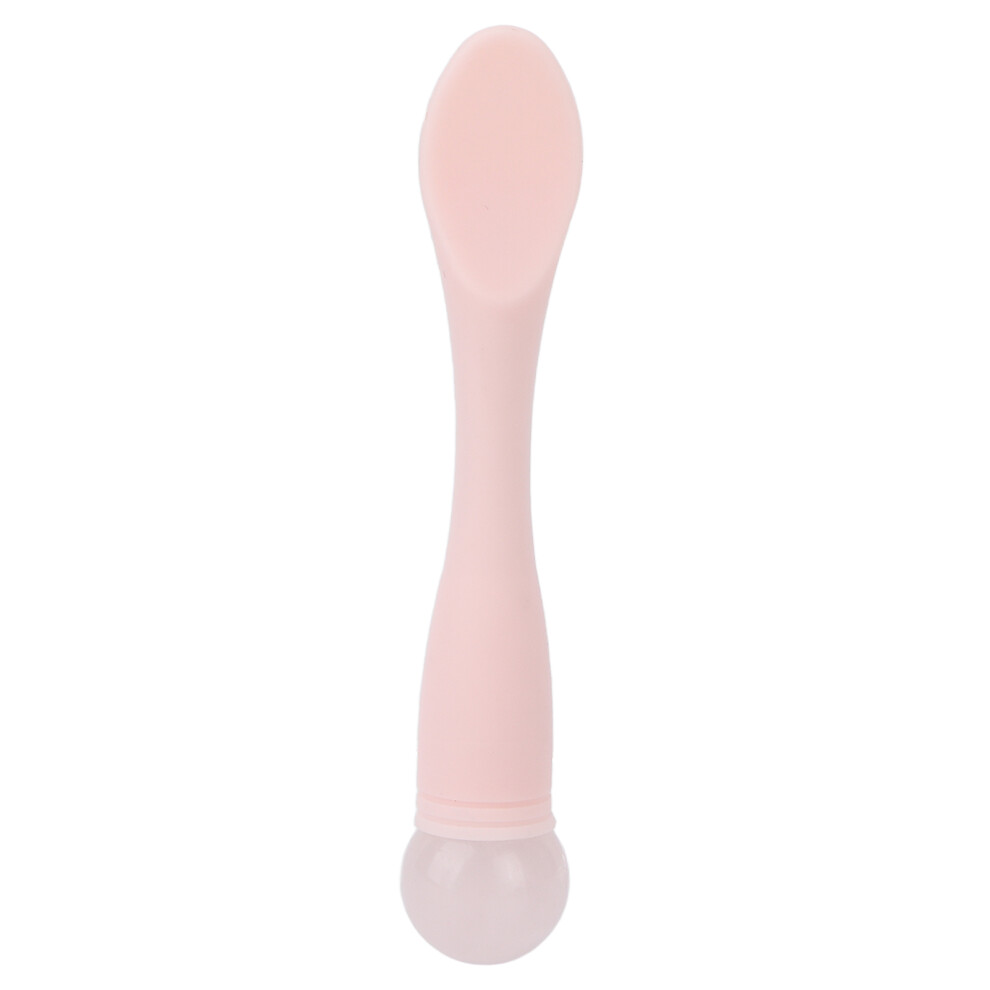 Cream Jadestone Eye Massage Wand Silicone Face Applicator