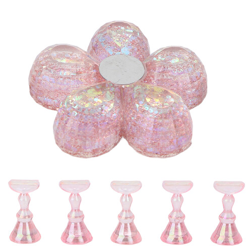 (Pink) Magnetische nagelstandaard professioneel wit