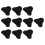 10x Herren Einweg-Briefs Schwarz Spa 3