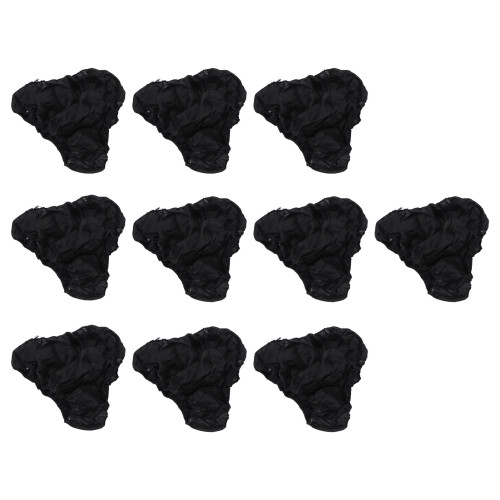 10x Herren Einweg-Briefs Schwarz Spa 2