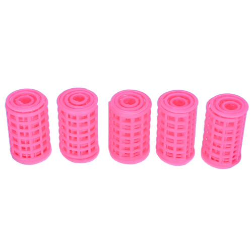 5pz Rotoli Capelli Plastica Autoaderenti 2