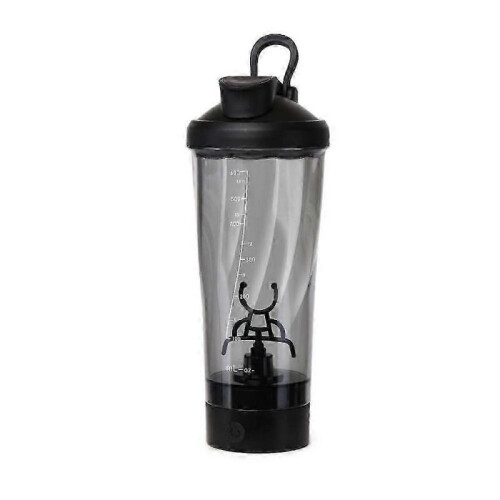 (B,Black)Portable Electric Protein Shaker Bottle - Free Your Hands