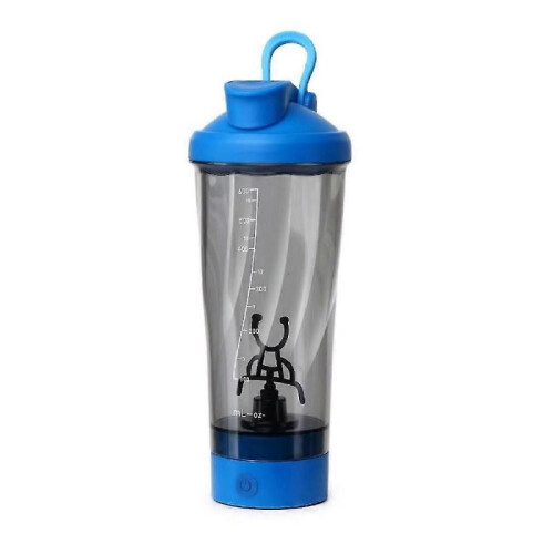 (B,Blue)Portable Electric Protein Shaker Bottle - Free Your Hands