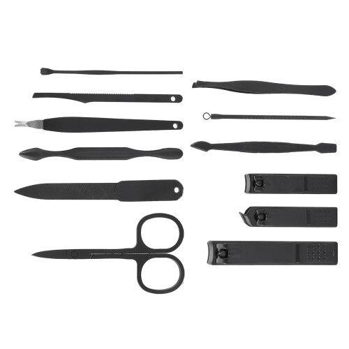 Manicure Set 12 Delen met Schaar & Koffer 2