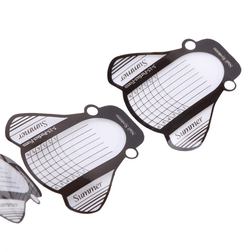 100x Bijvormige Acrylnagel Tray 1