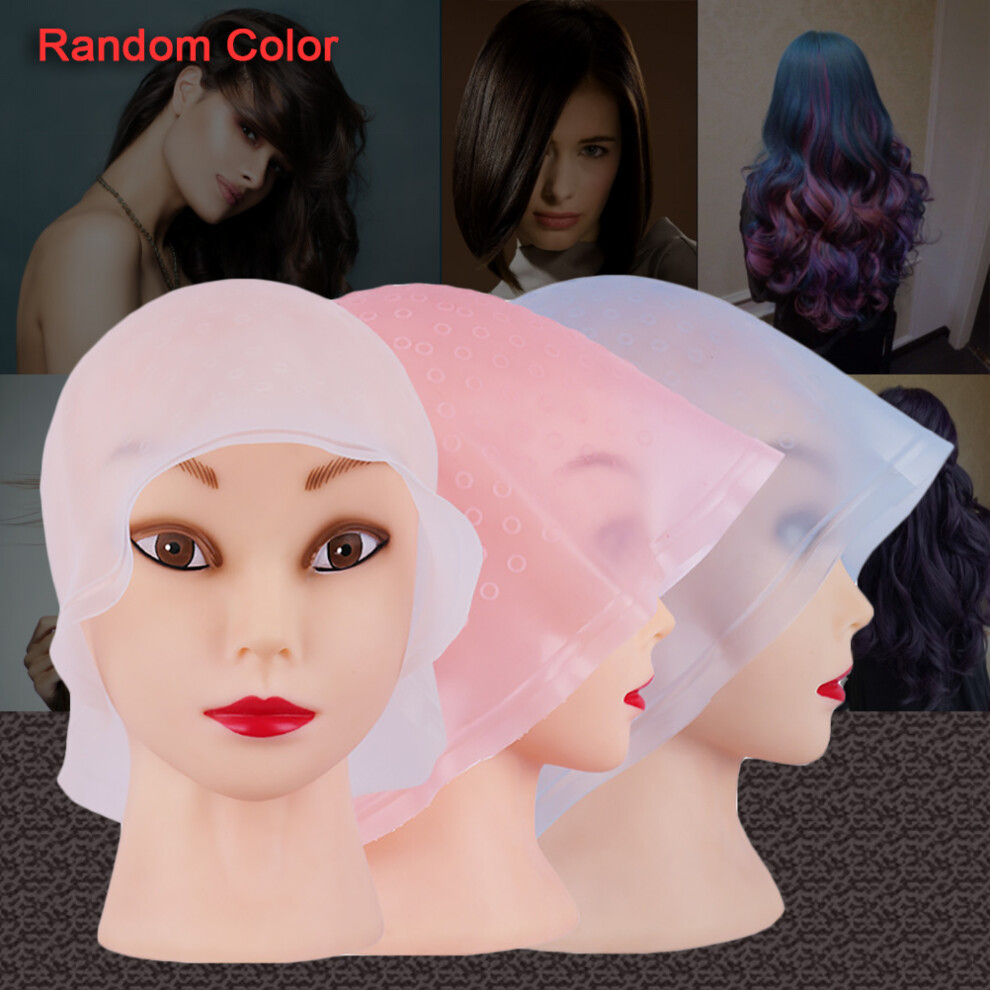 Silicon Highlights Hat Reusable Hair Dye Frosting Tipping