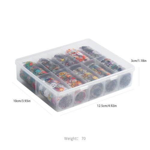 10x kerst/halloween nagelstickers 2