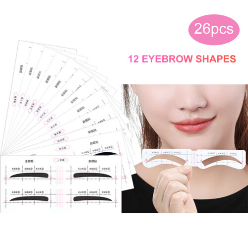 Reusable Eyebrow Stencils Shaping Kit