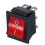 Rastender Wippschalter, robust, einfache 4