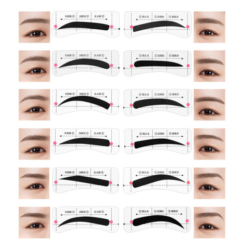 Reusable Eyebrow Stencils Shaping Kit 1