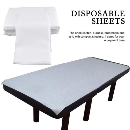 100Pcs 180x80cm Disposable Waterproof Spa Sheets 1
