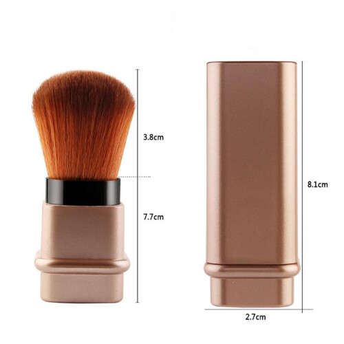 Retractable Makeup Brush Cream Concealer Powder Tool 2