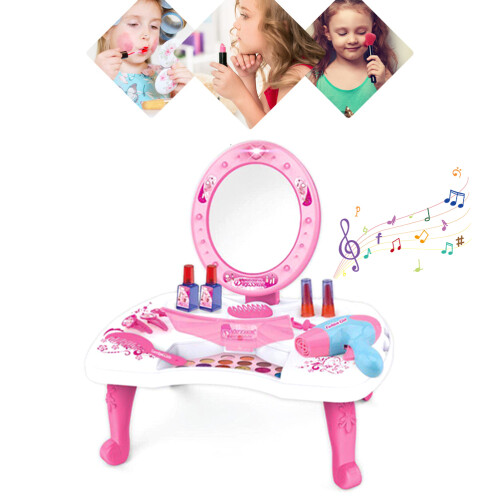 Kinderschminktisch-Spielset mit Kosmetik-Accessoires
