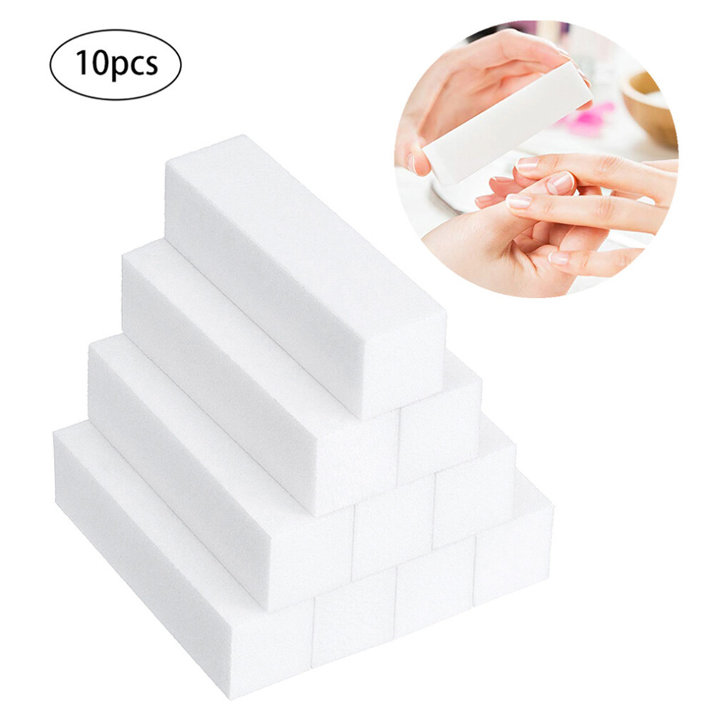 10Pcs Professional Nail Buffer Sanding Block Files Nail Art Tips Tools