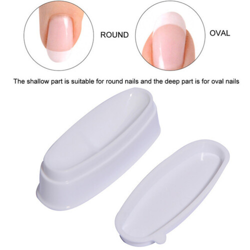 Nail Dipping Poeder Box Franse Tip Tray 2