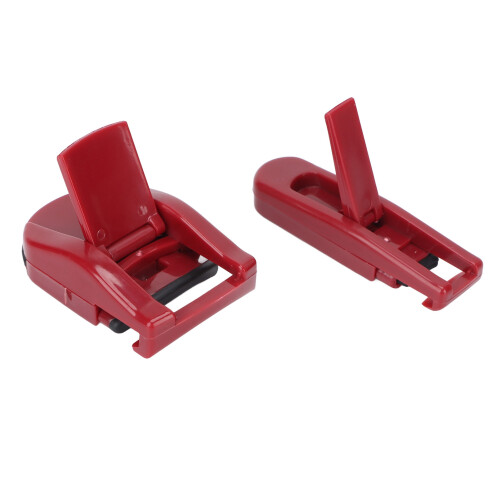 (Red) 2x Wimpernzange Set Tragbar Weitwinkel Rot 2