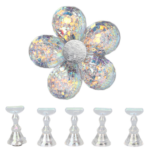 (White) Magnetische nagelstandaard professioneel wit 1