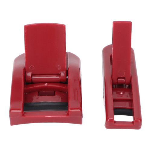 (Red) 2x Wimpernzange Set Tragbar Weitwinkel Rot 1