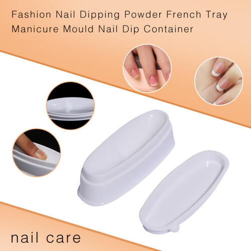 Nail Dipping Poeder Box Franse Tip Tray 1