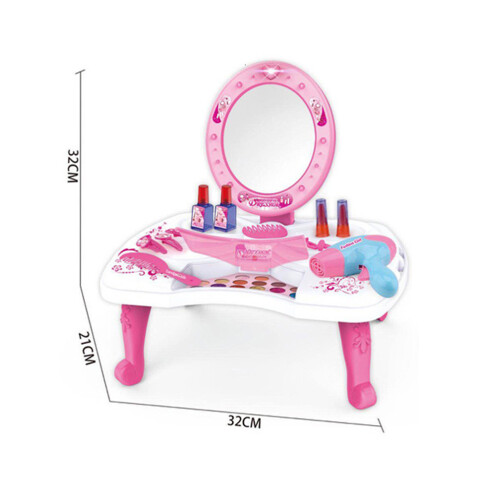 Kinderschminktisch-Spielset mit Kosmetik-Accessoires 2