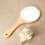 Vintage Wooden Hand Mirror Portable Hanging 5